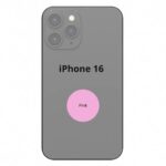Apple iPhone 16 Glasrückseite Rosa mit NFC Mikrofon Flash