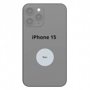 Apple Rückseite Glas inkl. Kleinteile für iPhone 15 Blau