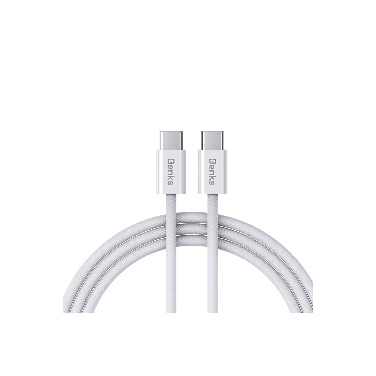 Benks D46 USB-C zu USB-C Kabel 1 m 60W Braided – Schwarz