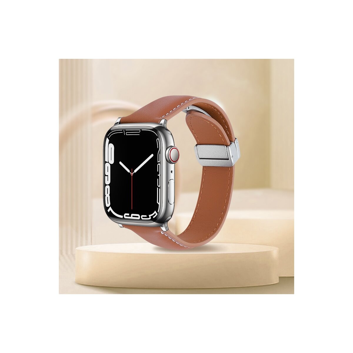 Guardline Classic Guardband für Apple Watch 44/45/46/49 mm – Schwarz – Bild 2