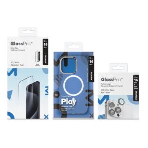 Momax – 3 in 1 Schutz-Set – iPhone 16 Pro
