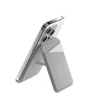 MagEasy SNAP Stand Wallet MagSafe Grau