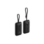 Veger W1188 Powerbank 10000 mAh 35W USB-C USB mit integrierten Kabeln