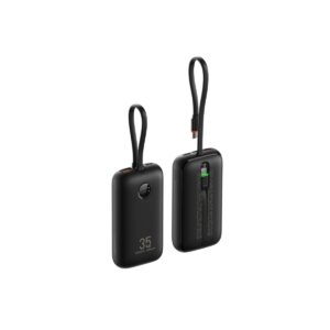 Veger W1188 Powerbank 10000 mAh 35W USB-C USB mit integrierten Kabeln