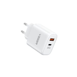Veger 65W Fast Charger Ladegerät mit 2x USB-C und 1x USB-A