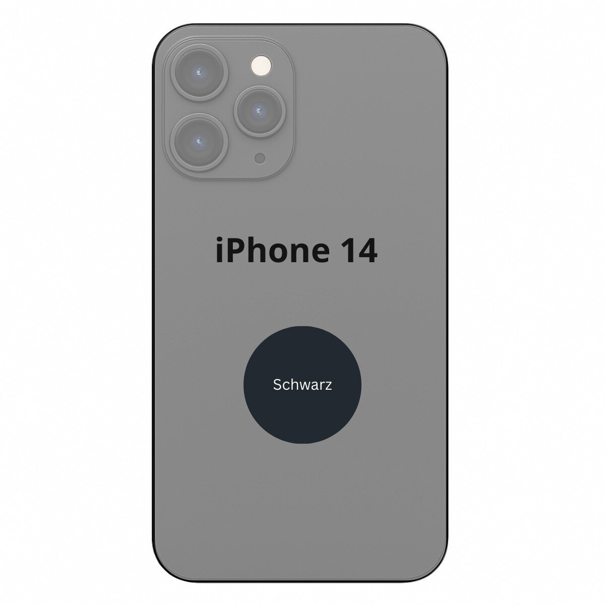 Apple iPhone 14 Rückseite Glas Weiss mit NFC Mikrofon Flash Ersatzteil