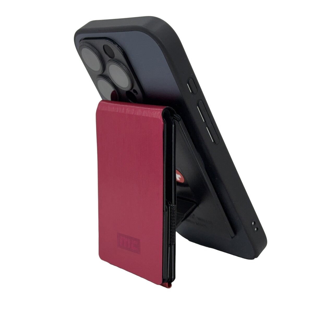 MAGIC CLIP MagSafe Swiss Wallet Kartenetui gebürstetes Pink – Bild 3