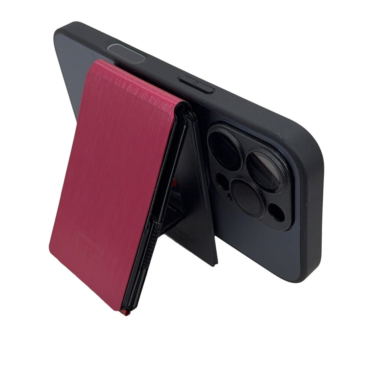 MAGIC CLIP MagSafe Swiss Wallet Kartenetui gebürstetes Pink – Bild 4