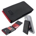 MAGIC CLIP MagSafe Swiss Wallet Kartenetui Military Schwarz RFID Schutz