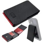 MAGIC CLIP MagSafe Wallet Carbon Schwarz mit RFID Schutz
