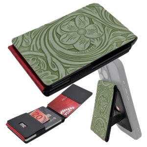 MAGIC CLIP MagSafe Swiss Wallet Kreditkartenetui Blumenminze 3D
