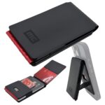 MAGIC CLIP MagSafe Swiss Wallet Kartenetui Schwarz frostet