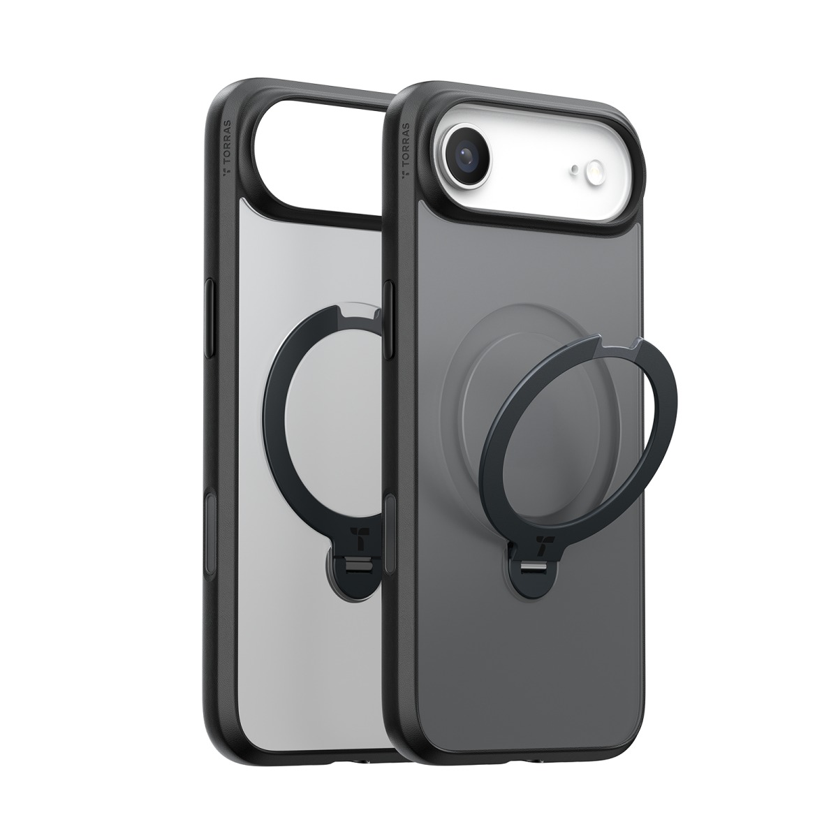 TORRAS Ostand 360° Spin Schutzhülle mit Standring für iPhone Air