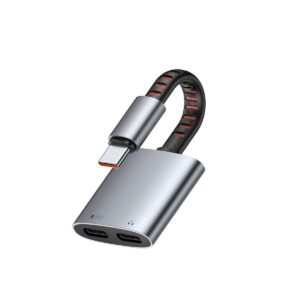 McDodo – 2 in 1 Typ-C auf Dual Typ-C Audio Adapter