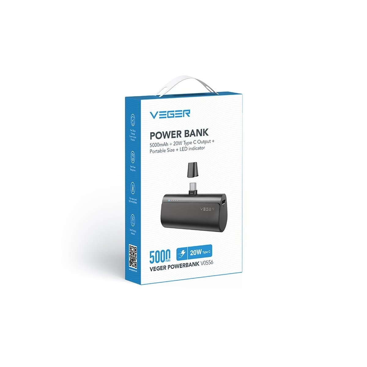 Veger Powerbank PlugOn Typ-C 5000mAh 18W USB C – Bild 5