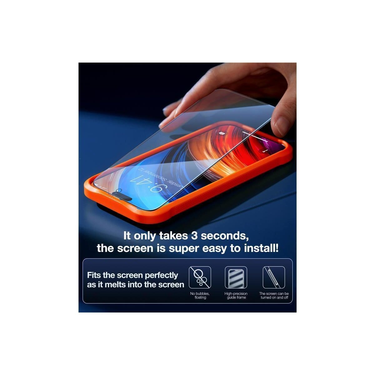 TORRAS – Privacy Panzerglas – iPhone 14 Pro – Bild 4