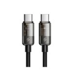 Generic Type-C zu Type-C Datenkabel 1,2 m transparent Auto Power Off