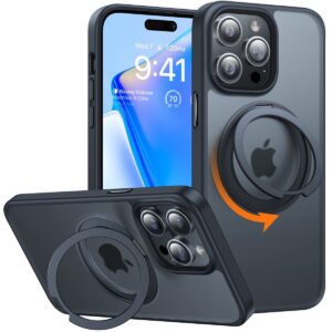 TORRAS UPRO Ostand Pro Schutzhülle iPhone 14 Pro Max 360° Ring MagSafe