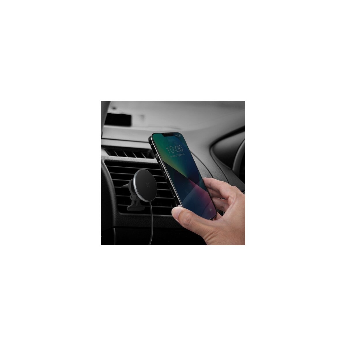 Energea Wireless Auto-Ladegerät für Lüftung 15W MagSafe – Bild 4