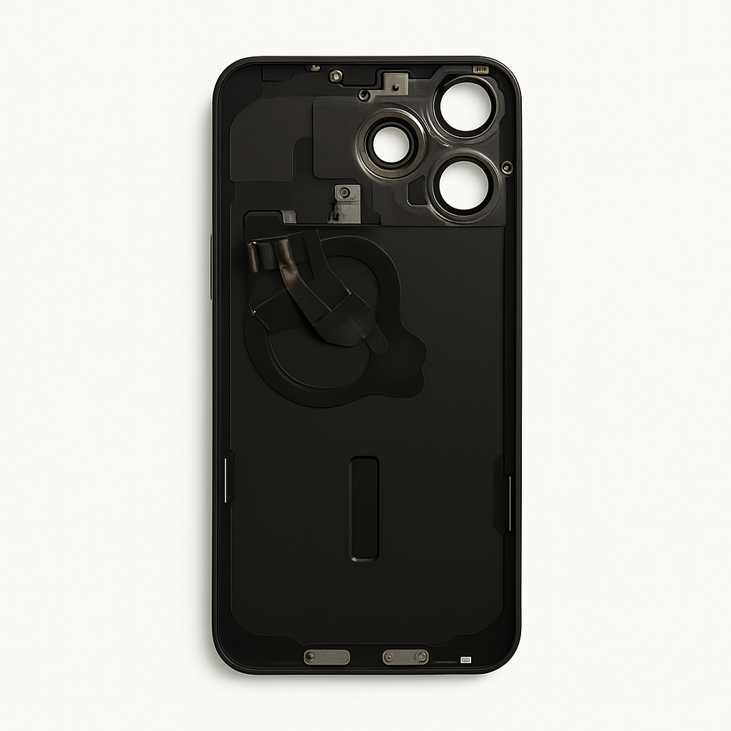 iPhone 15 Pro Max Rückglas komplett Titan Schwarz EU-Version
