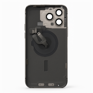 OEM Diagnosable Rückglas für iPhone 15 Pro Max Titan Blau komplett