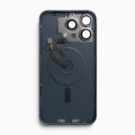 iPhone 15 Pro Max Rückglas komplett Titan Blau EU-Version