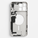 iPhone 15 Pro Max Mittelrahmen vormontiert (OEM) Titan weiss