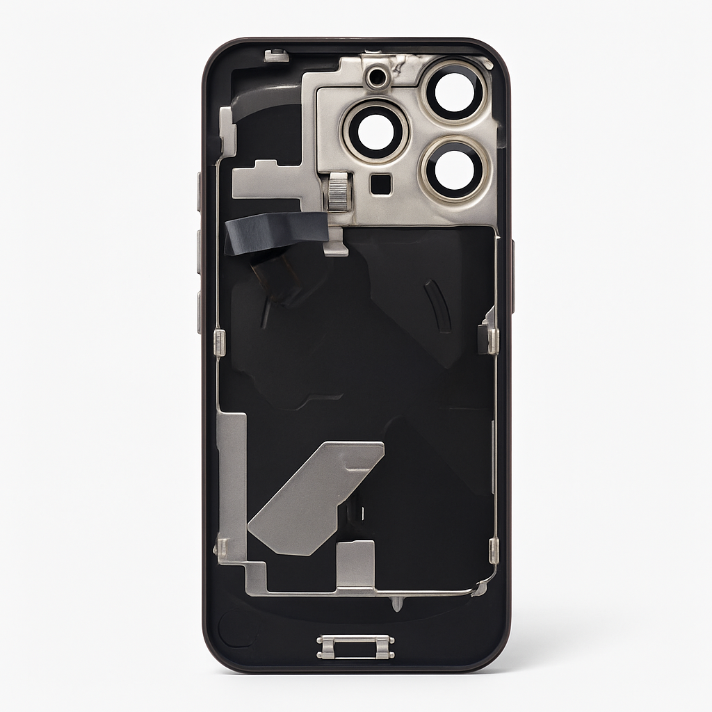 iPhone 16 Pro Max Diagnosable Rückglas (OEM) komplett Titan natur