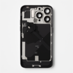 iPhone 16 Pro Max Rückglas komplett Titan Schwarz