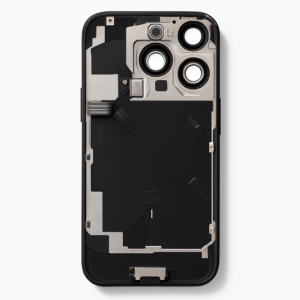 iPhone 16 Pro Diagnosable Rückglas (OEM) komplett Titan schwarz