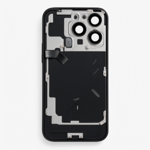 iPhone 16 Pro Rückglas (Premium) komplett Titan schwarz