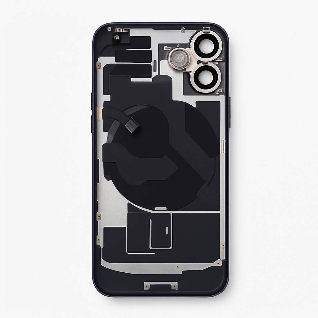 iPhone 16 Plus Rückglas (Premium) komplett blaugrün