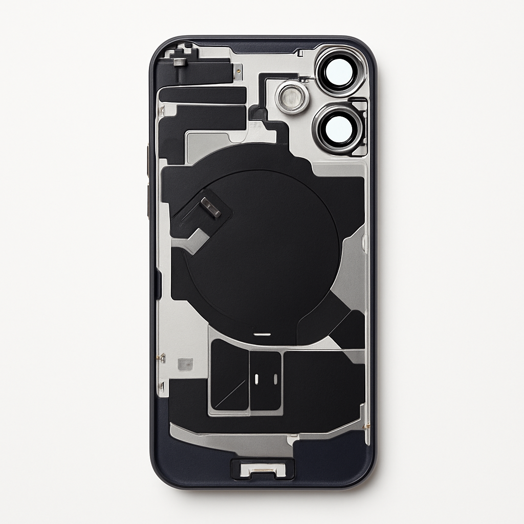 iPhone 16 Plus Diagnosable Rückglas (OEM) komplett weiss