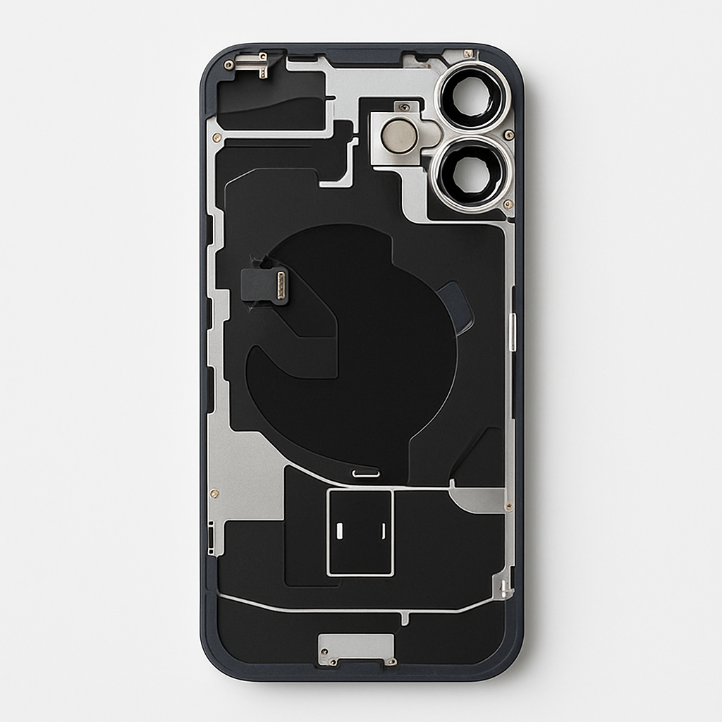 iPhone 16 Plus Rückglas (Premium) komplett weiss