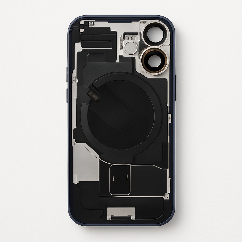 iPhone 16 Diagnosable Rückglas (OEM) komplett ultramarin