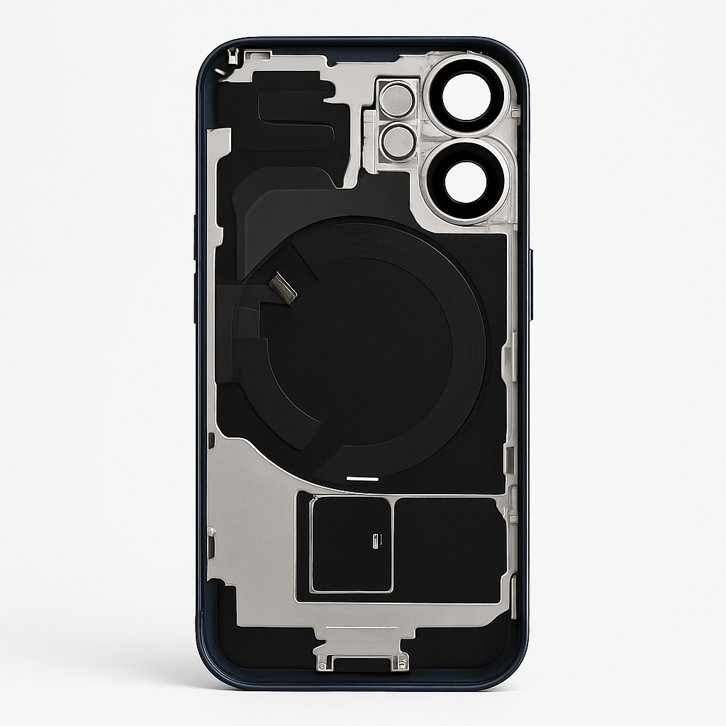 iPhone 16 Diagnosable Rückglas (OEM) komplett blaugrün