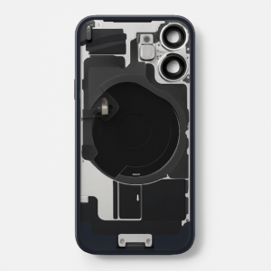 iPhone 16 Rückglas (Premium) komplett blaugrün