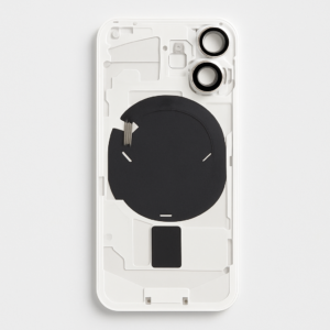 iPhone 16 Diagnosable Rückglas (OEM) komplett weiss