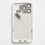 iPhone 15 Pro Rückglas (Premium) komplett Titan weiss