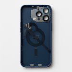 iPhone 15 Pro Rückglas (Premium) komplett Titan blau