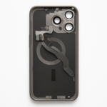 iPhone 15 Pro Rückglas (Premium) komplett Titan natur