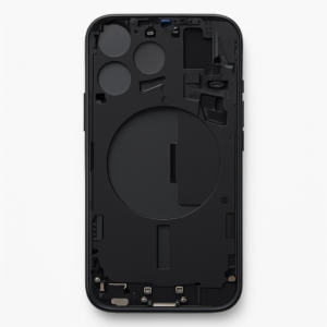 iPhone 15 Pro Mittelrahmen vormontiert (OEM) Titan schwarz