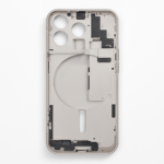 iPhone 15 Pro Mittelrahmen vormontiert (OEM) Titan natur