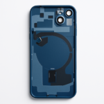 iPhone 15 Plus Diagnosable Rückglas (OEM) komplett blau