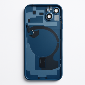iPhone 15 Plus Diagnosable Rückglas (OEM) komplett blau