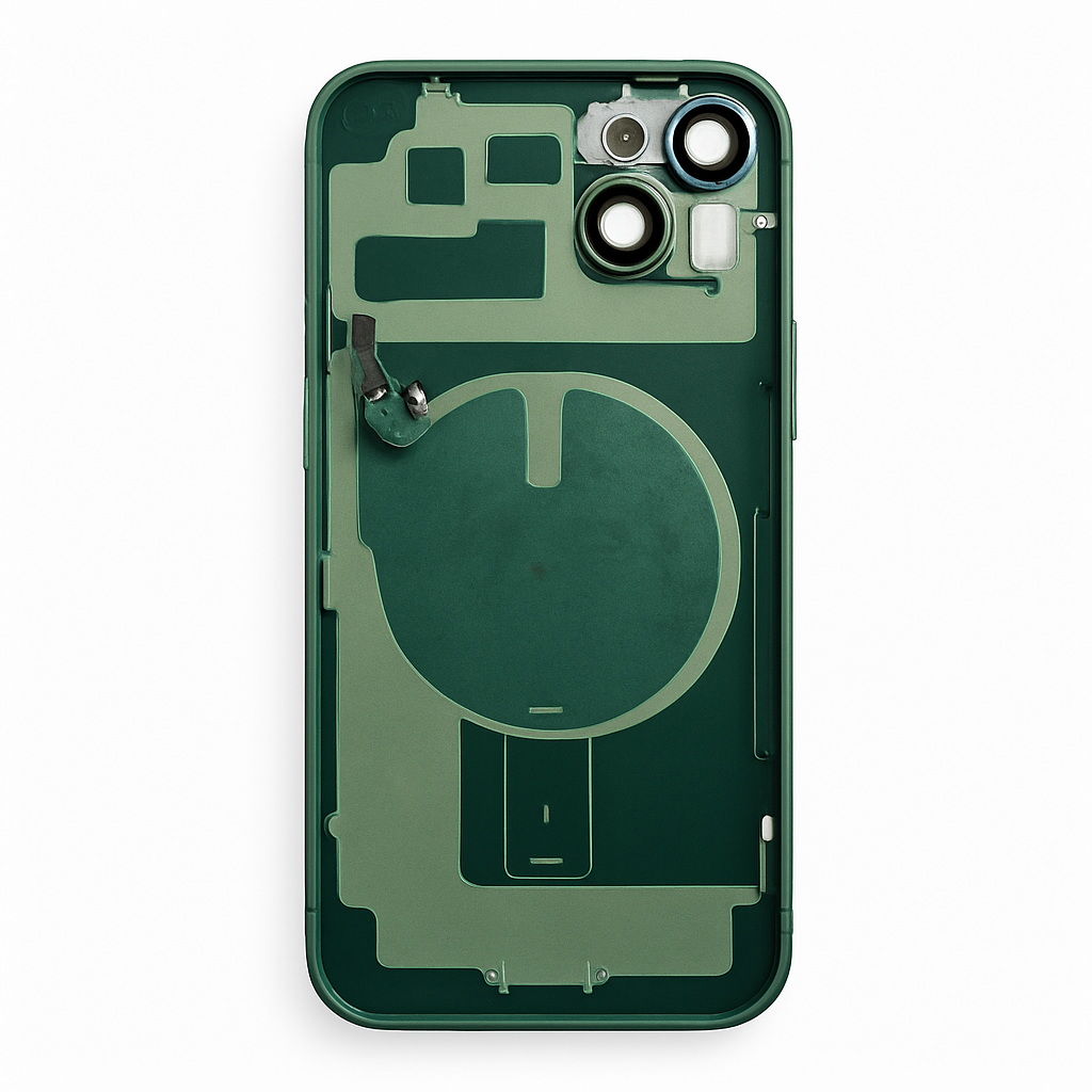 iPhone 15 Plus Rückglas (Premium) komplett grün