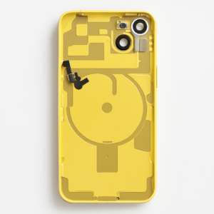 iPhone 15 Plus Rückglas (Premium) komplett gelb