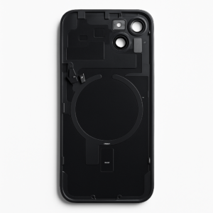 iPhone 15 Diagnosable Rückglas (OEM) komplett schwarz