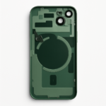 iPhone 15 Rückglas (Premium) komplett grün