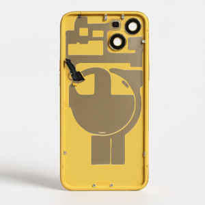 iPhone 15 Rückglas (Premium) komplett gelb